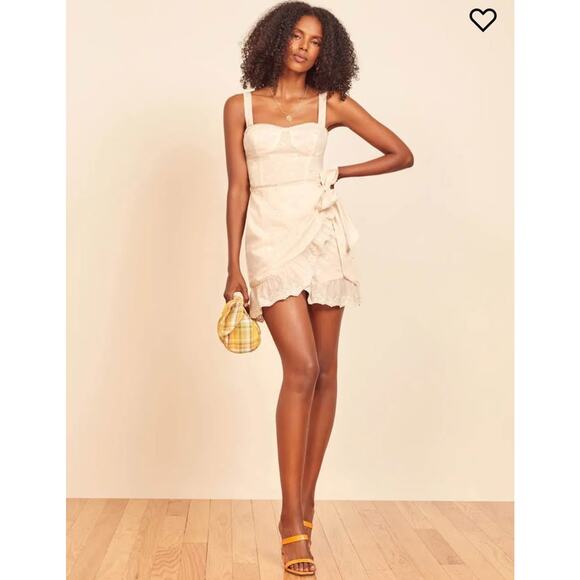 Sz 6 - Reformation Ivory Ives Dress - Picture 9 of 9